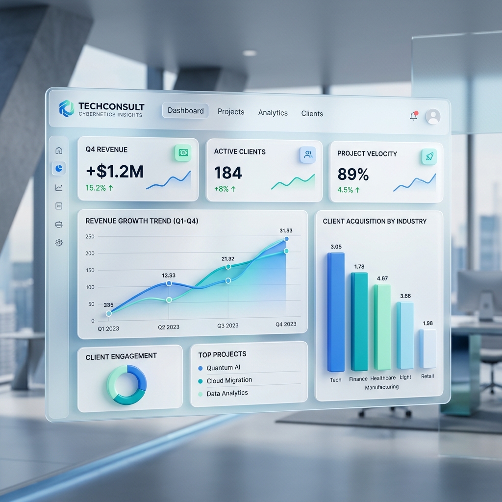 Business intelligence dashboards and data analytics