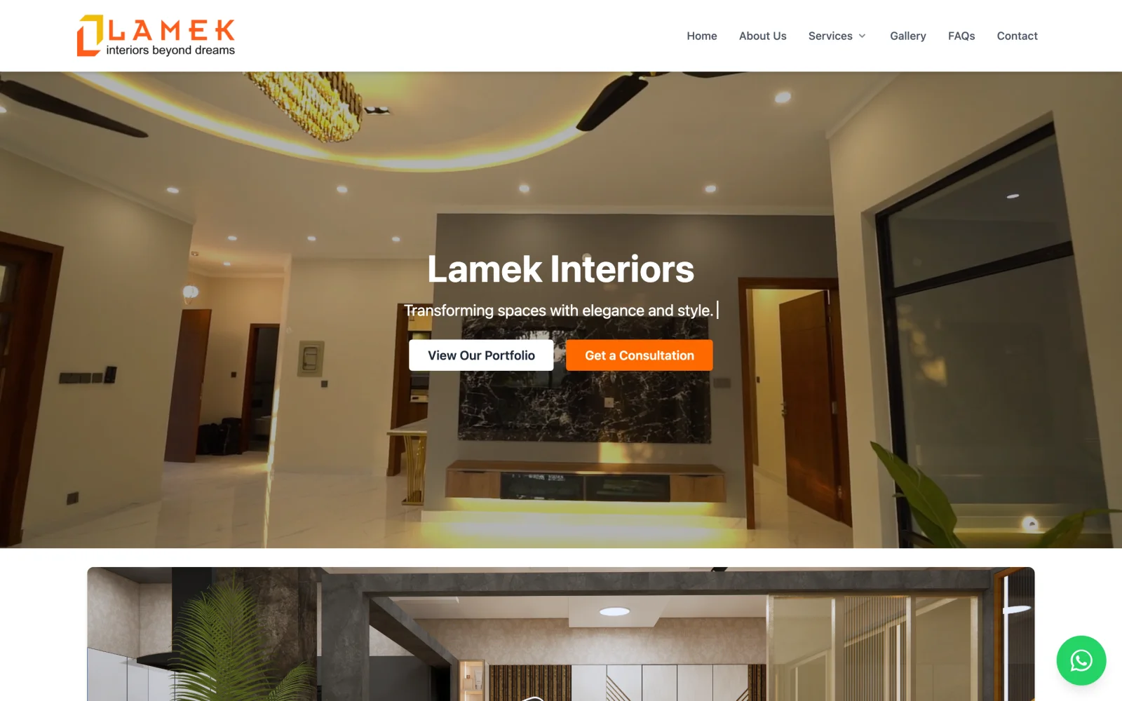 Lamek Interiors — WordPress to Astro Migration